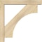 Ekena Millwork Westlake Block Rough Sawn Bracket w/ Offset Brace, Douglas Fir, 4"W x 20"D x 20"H BKT0402X20X20WTL05RDF - alternate 3